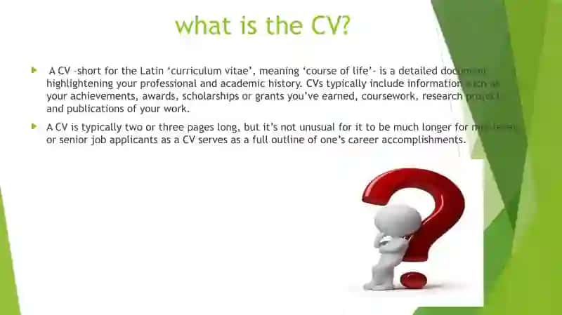 From completion with personal details/CV 4