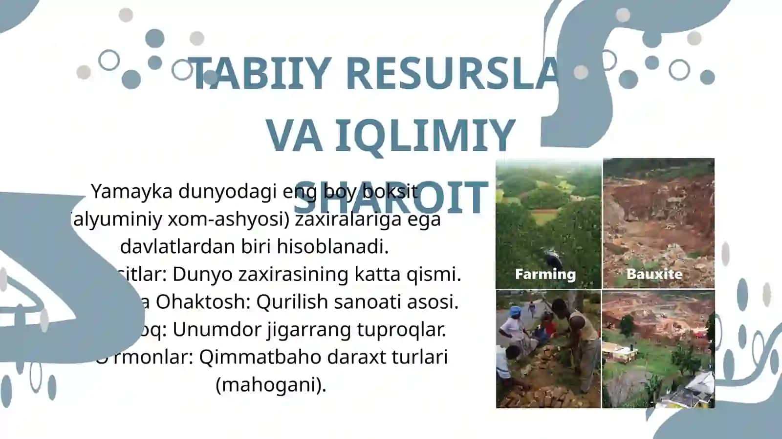 YAMAYKANING IQTISODIY GEOGRAFIK TAVSIFI 4