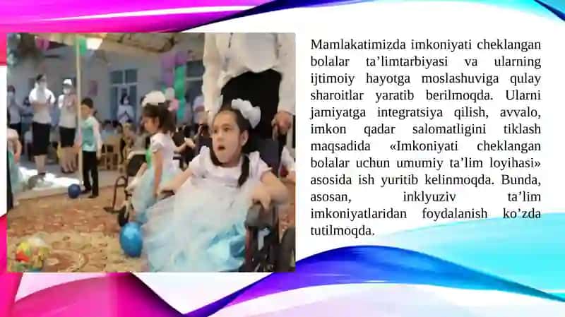 INKLYUZIV TA'LIMGA JALB QILISH BOSQICHLARI 4