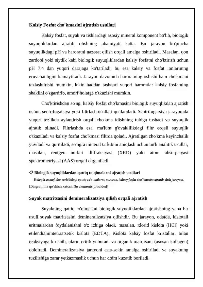 Tish qattiq toʻqimasini biologik suyuqliklardan izolatsiya qilish 4