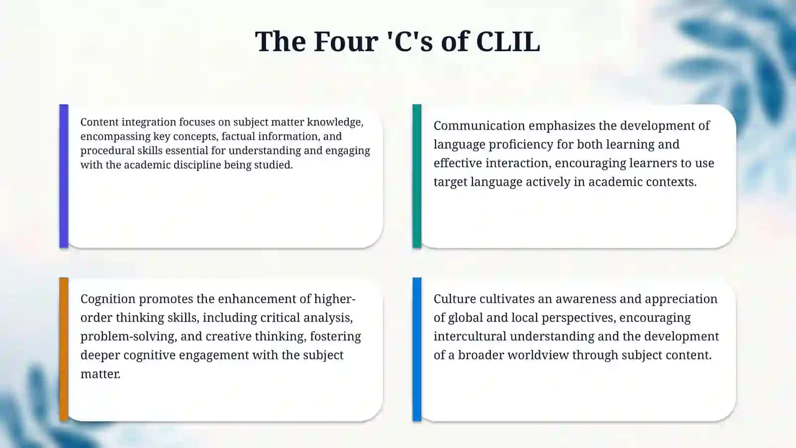 Content and language integrated learning 4