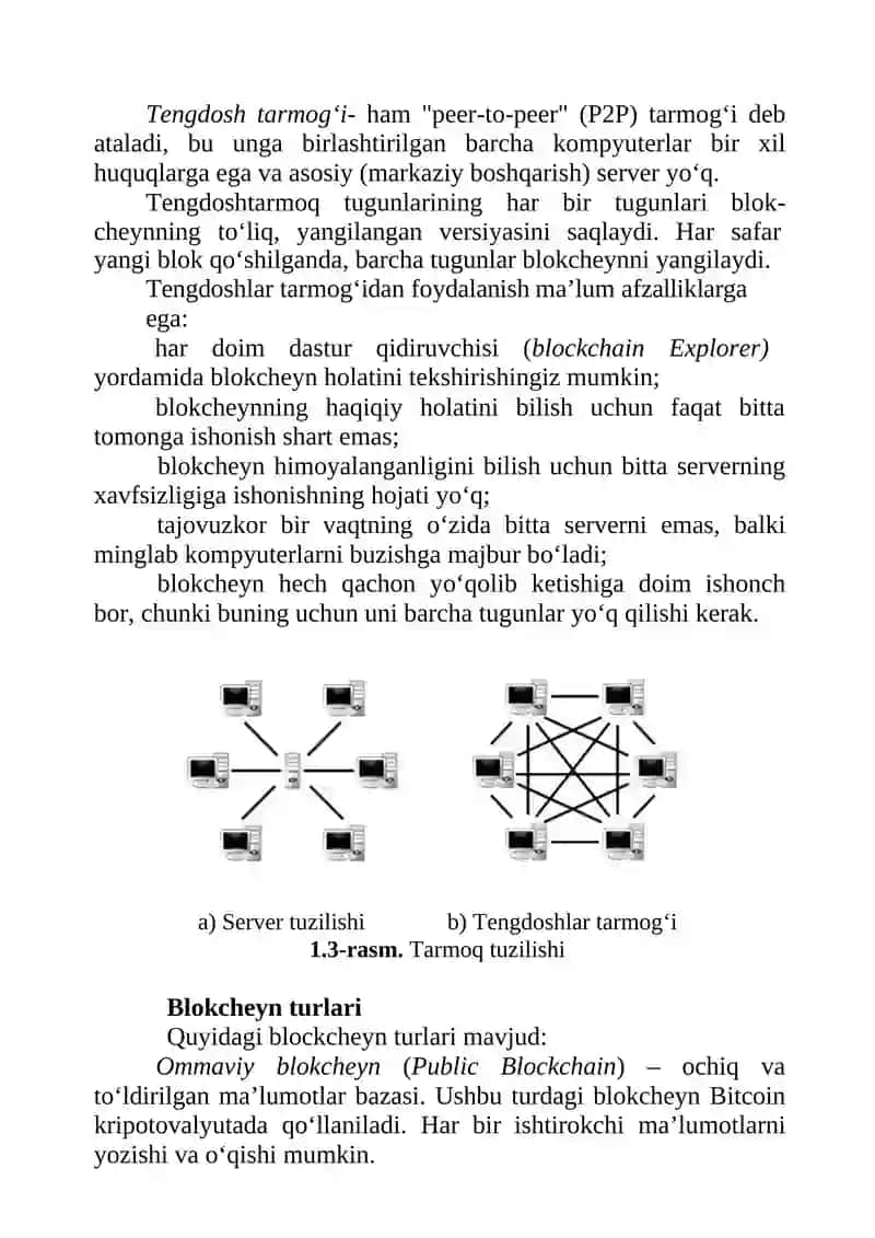 Blokcheyn texnologiyasini asosiy tushunchalar 4