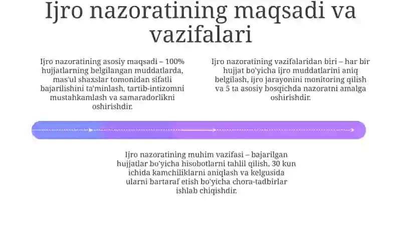 Hujjatlarni ro'yxatga olishularning ijrosini nazorat qilish 4