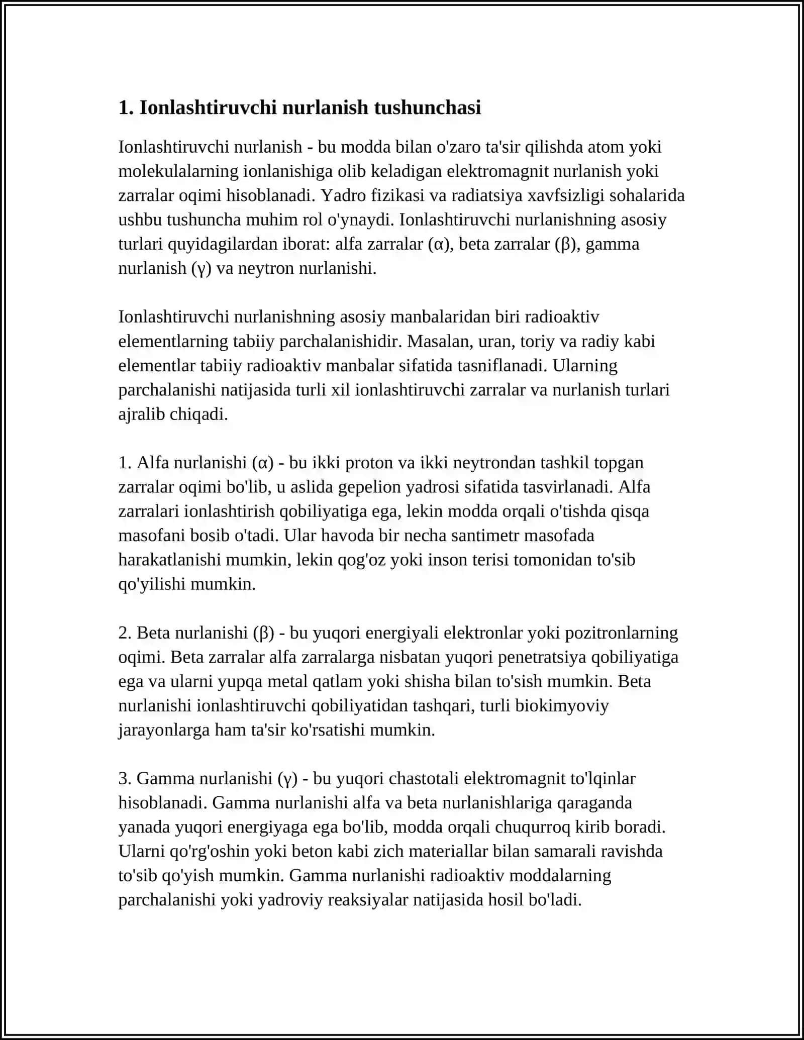DAVOLASH-PROFILAKTIKA MUASSASALARIDA IONLASHTIRUVCHI NURLANISH MANBALARI FOYDALANISHDAGI GIGIYENIK TALABLAR 4