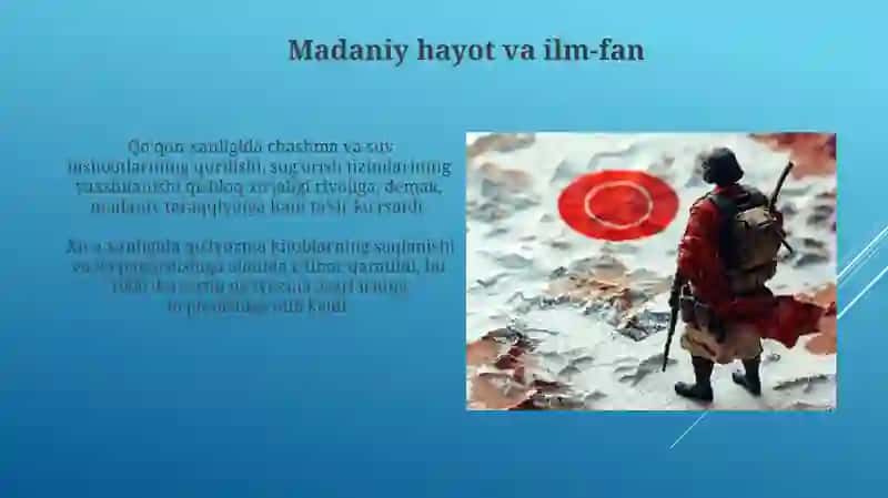 Turkistonning uchta xonlikka bo'linib ketishi va uning oqibatlari 4