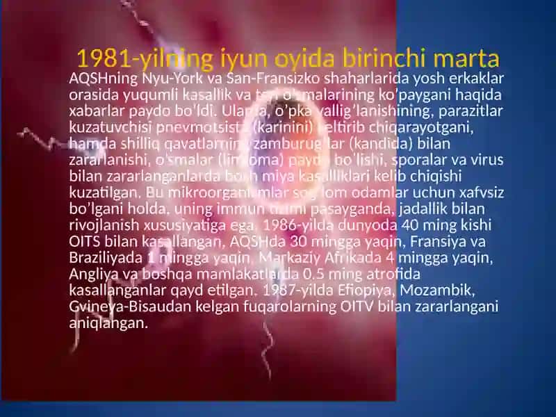 OIV, OIV-infeksiya, OITS 4