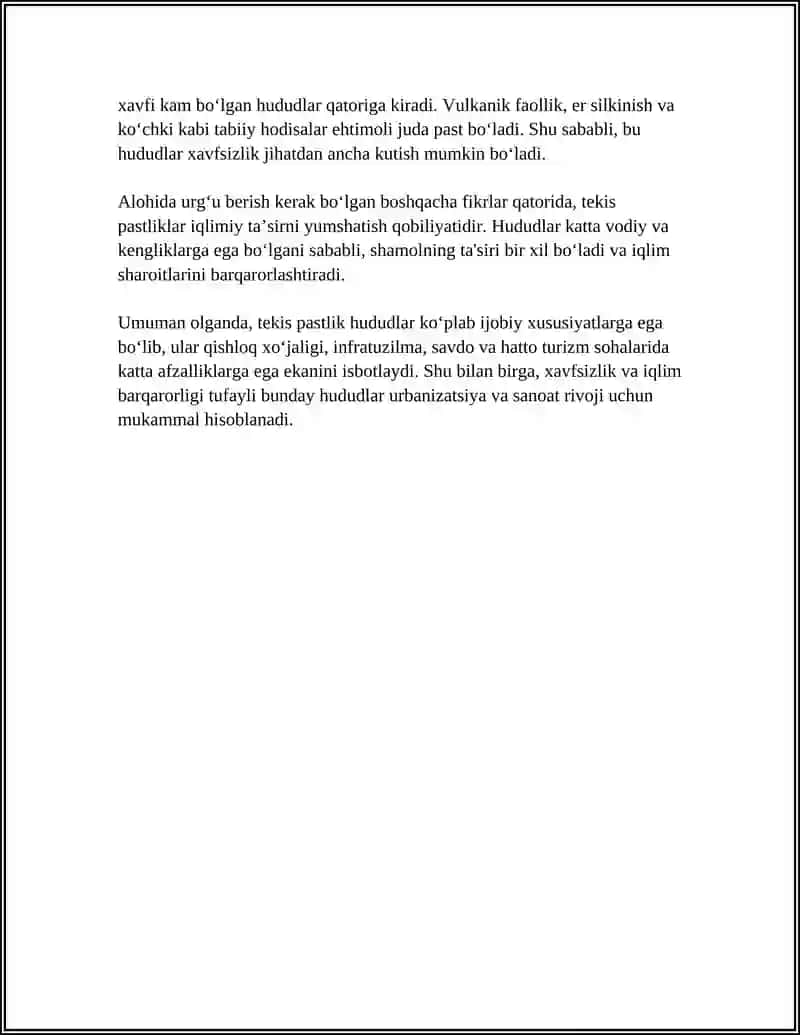 HUDUDNI QIYALIGI BO'YICHA QULAY VA NOQULAY TURLARI 4