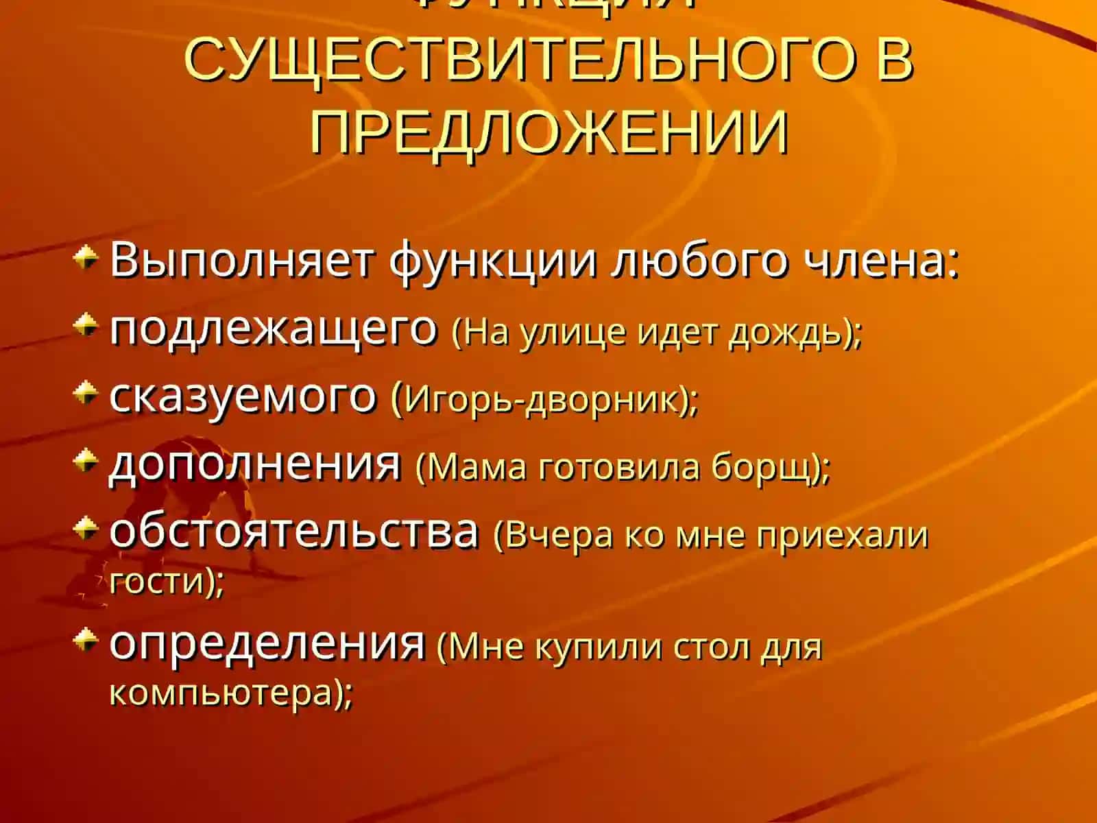 САМОСТОЯТЕЛЬНЫЕ ЧАСТИ РЕЧИ ИМЯ СУЩЕСТВИТЕЛЬНОЕ 4