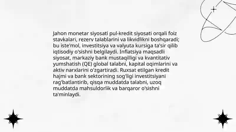Global fiskal siyosat va uning iqtisodiy o'sishga ta'siri 4