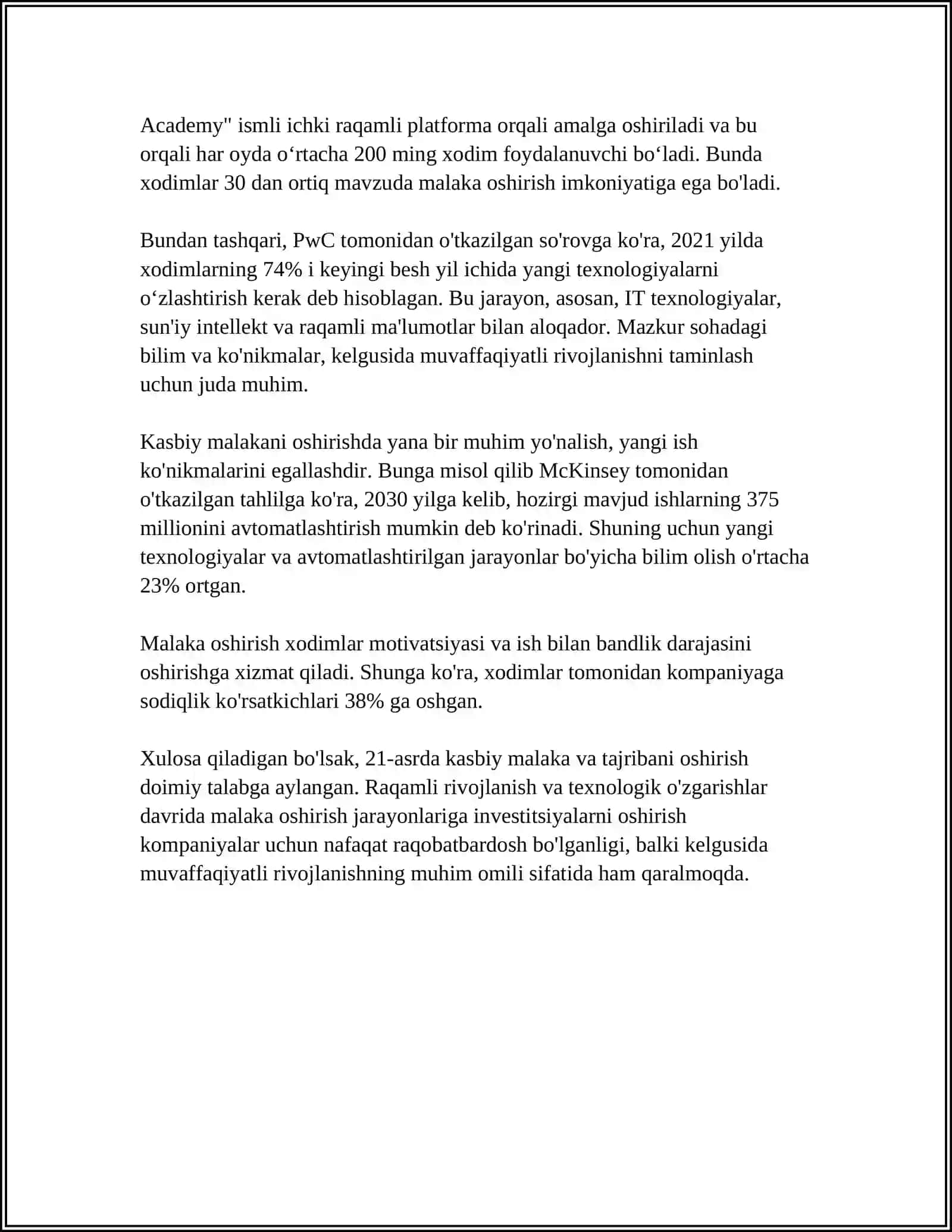 O'QITUVCHINING KASBIY VA SHAXSIY SIFATLARINI RIVOJLANTIRISH 4