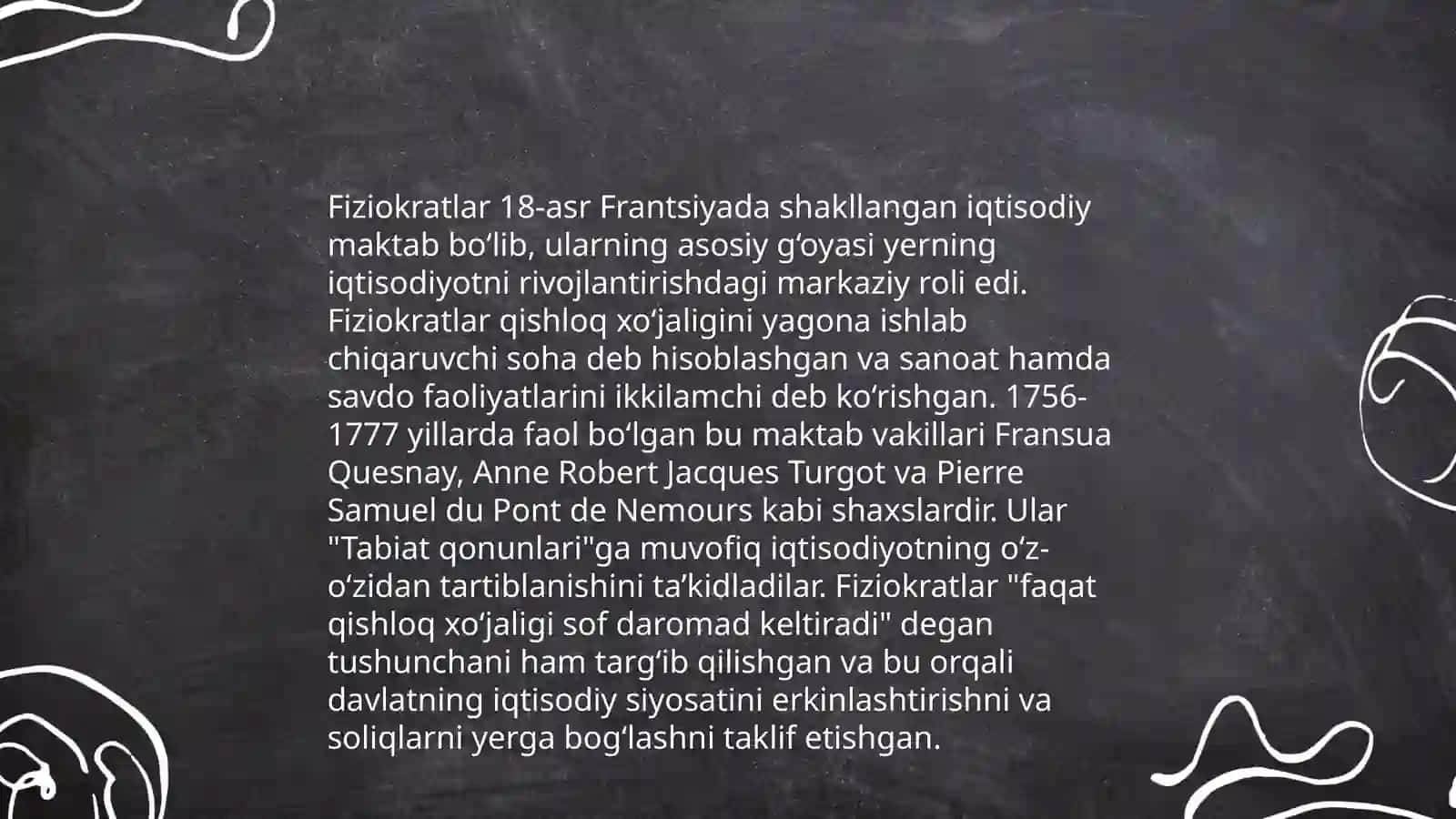 Fiziokratlar ta'limoti 4