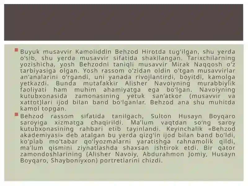 Kamoliddin Behzod 4