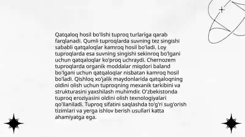 Qatqaloq hosil bo'lish xususiyatlari va uni yo'qotish yo'llari 4