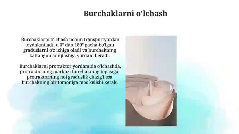 Burchak va uning turlari 4