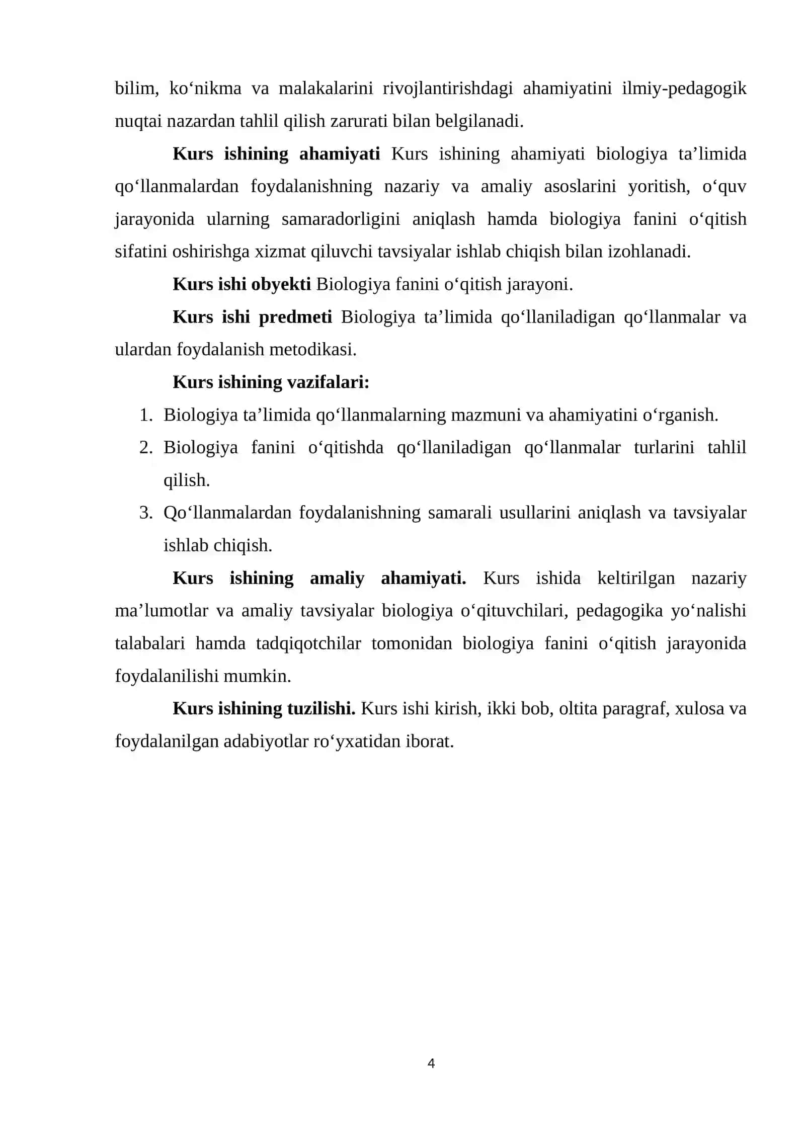 BIOLOGIYA TA’LIMIDA QO’LLANMALARDAN FOYDALANISH 4