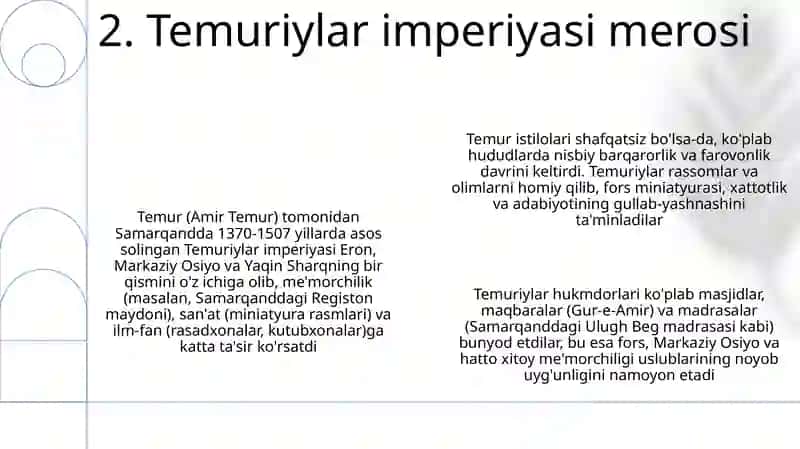 TEMURIYLAR sulolasi 4
