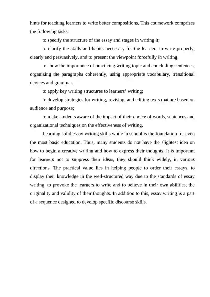 Teaching Writing Essays 4
