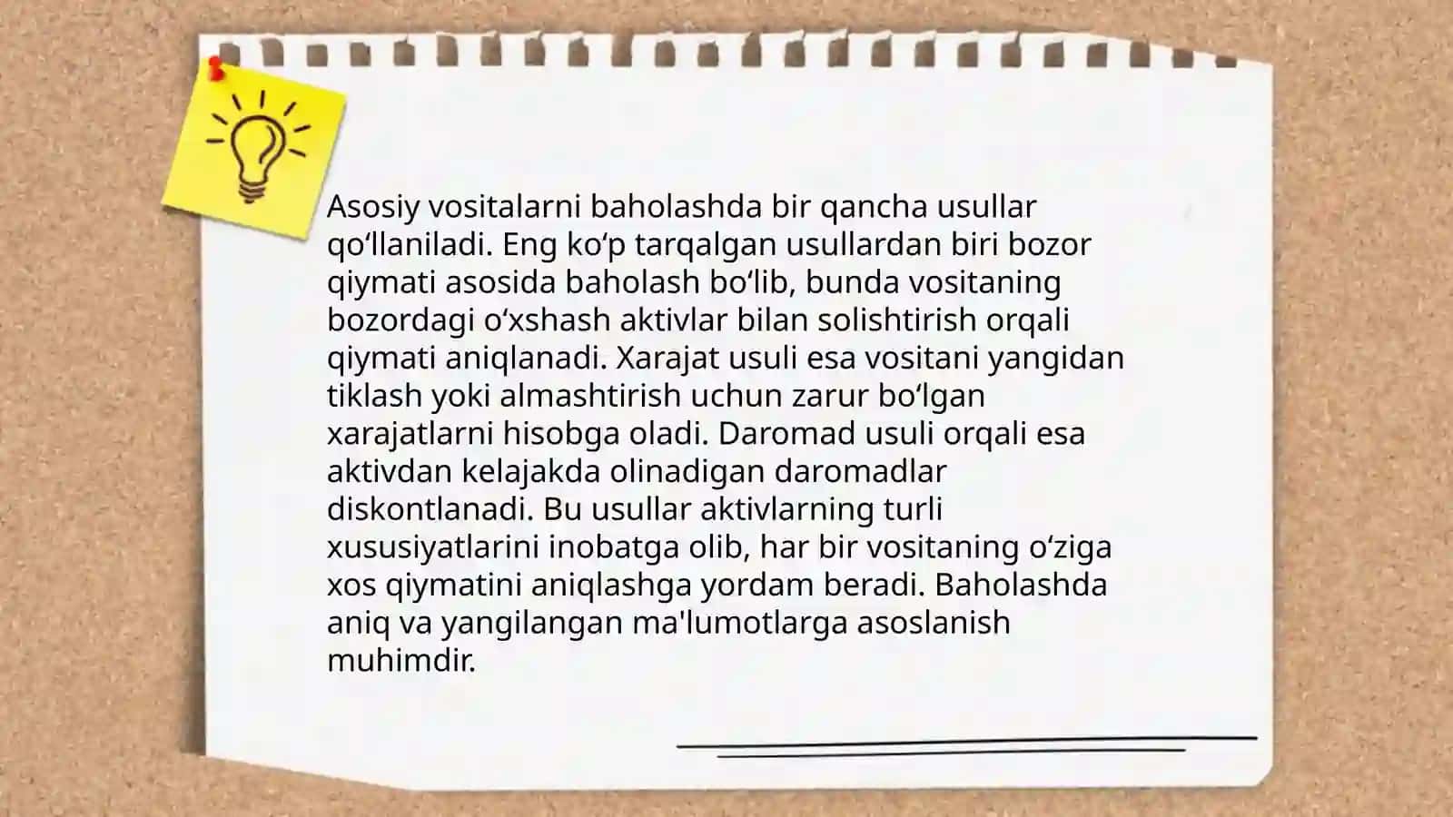 Asosiy vositalar va nomoddiy aktivlar hisobi 4