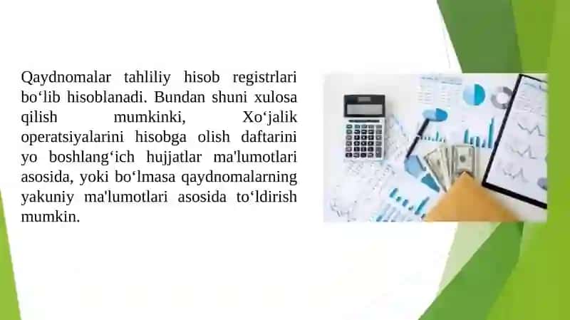 Buxgalteriya hisobining informatsion texnologiyalarga asoslangan shakli 4