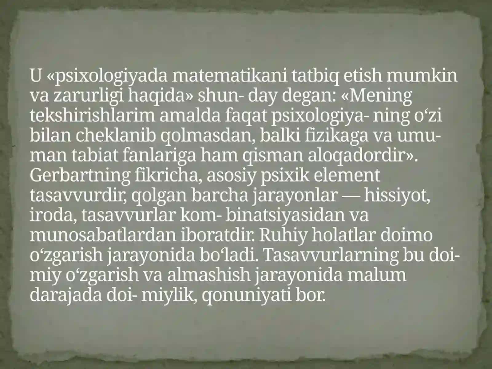 Eksperimental psixologiyani shakllanishi 4