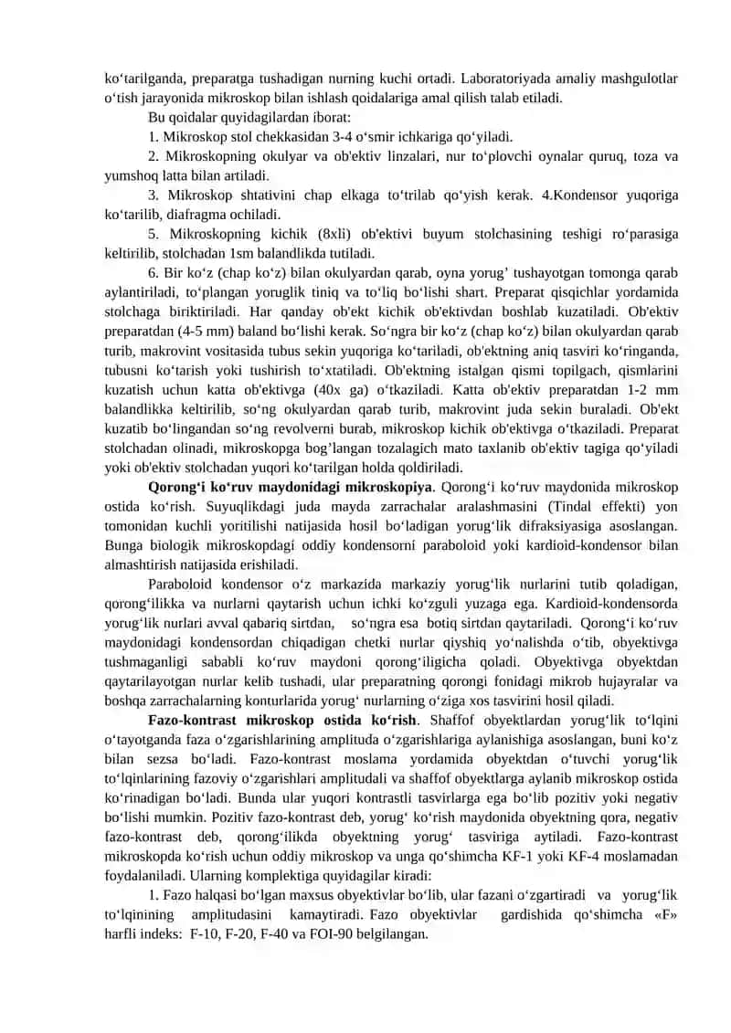 Uslubiy Qo‘llanma Zoologiya va Anatomiya 4