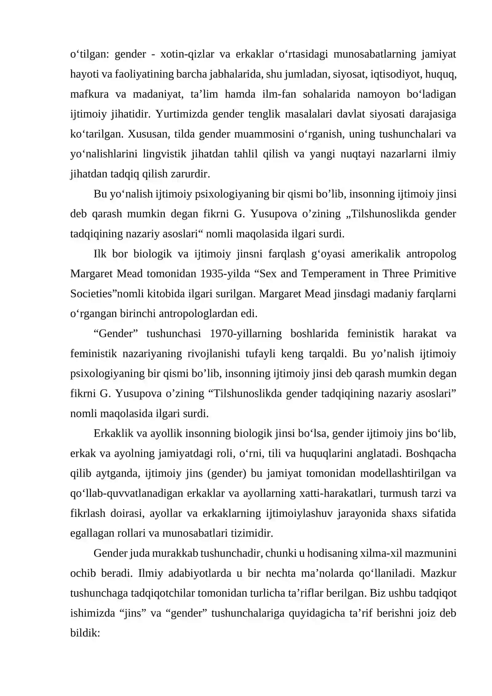 GENDER TILSHUNOSLIGI 4