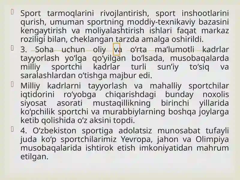 Mavzu №4Sport turlarini rivojlantirishda sport menejmentning roli 4