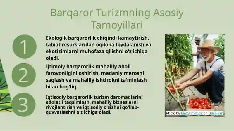 Ekologik xavfsizlik va barqaror turizm siyosati 4