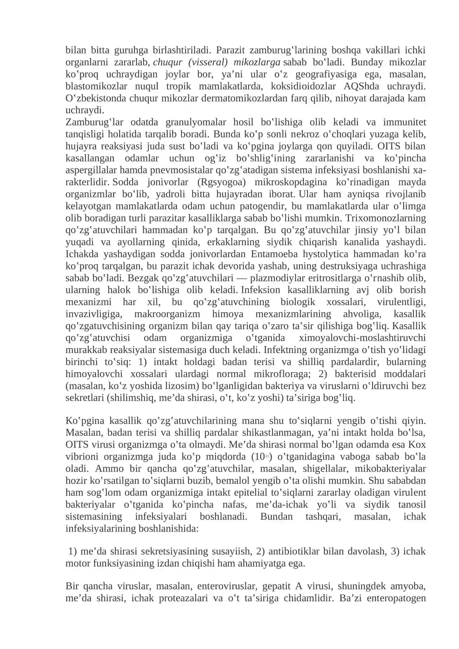 Virusli infeksiyalari (qizamiq, tepki, gerpes virusi infeksiyasi, sitomegalovirus infeksiyasi, virusli gepatit B) 4