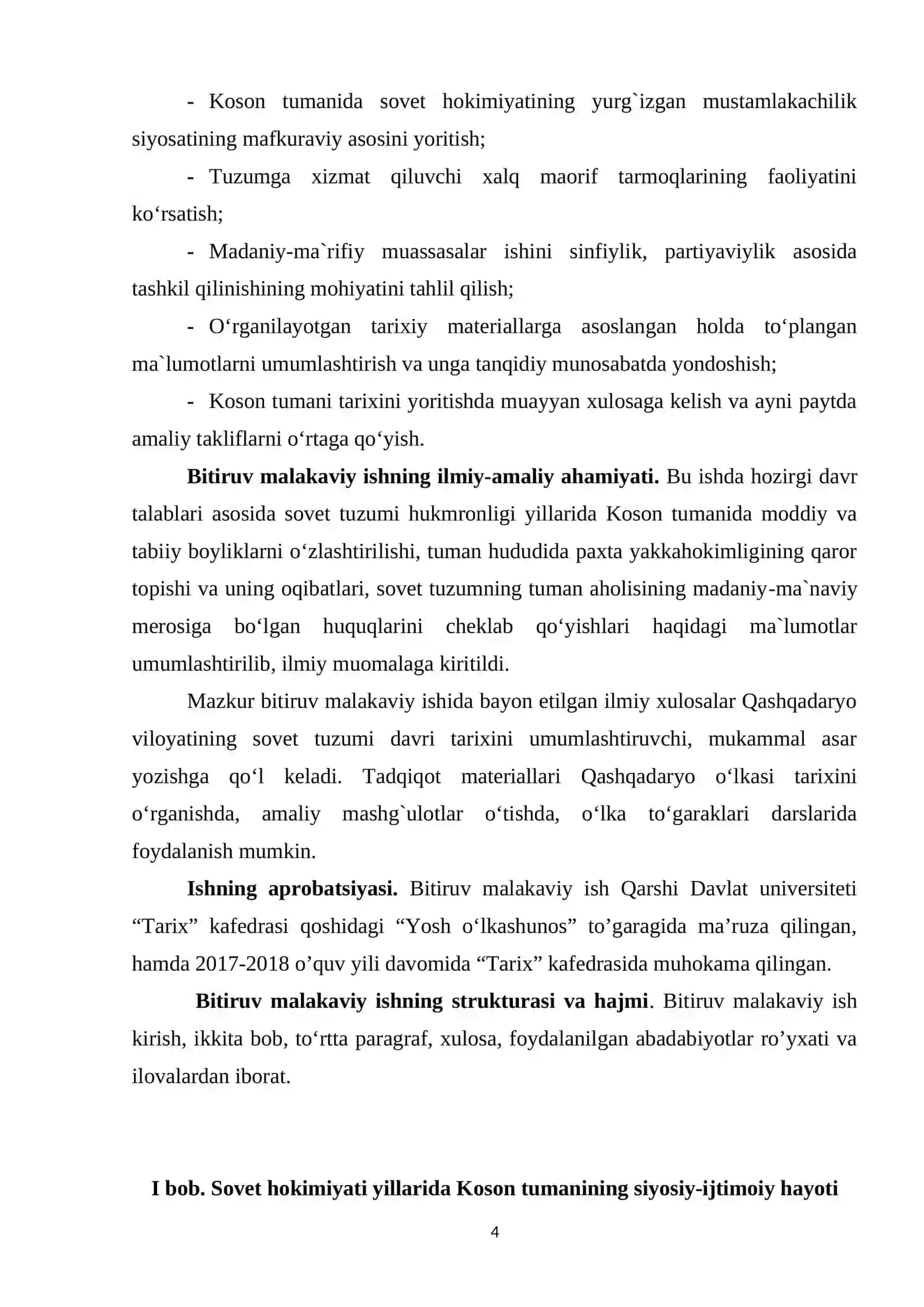 Sovet hokimiyati yillarida Koson tumanining siyosiy, ijtimoiy va iqtisodiy hayoti 4