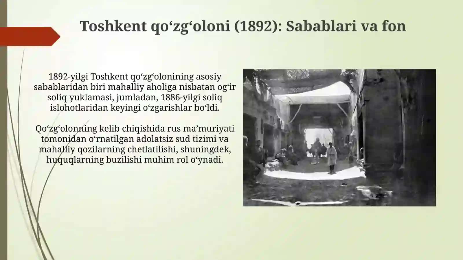 1892-yildagi Toshkent va 1898-yildagi Andijon qoʻzgʻalonlari 4