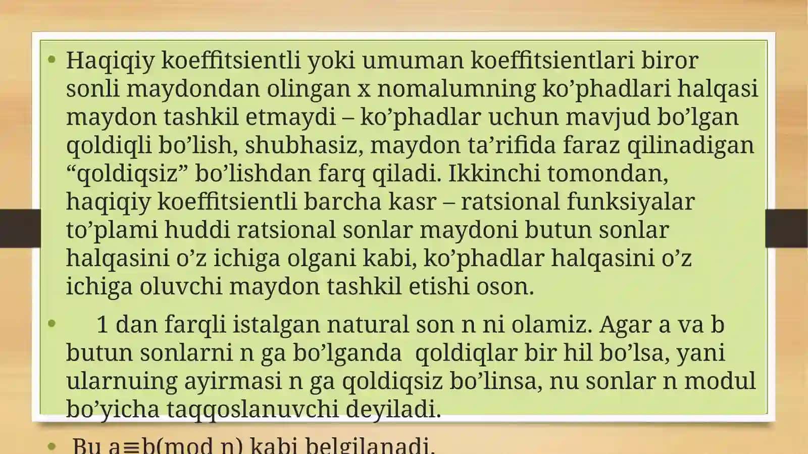 Maydon,Maydonxarakteri,Maydonizomorfizmi 4