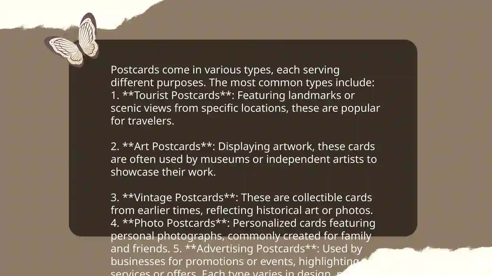 Understanding postcards and invitations 4