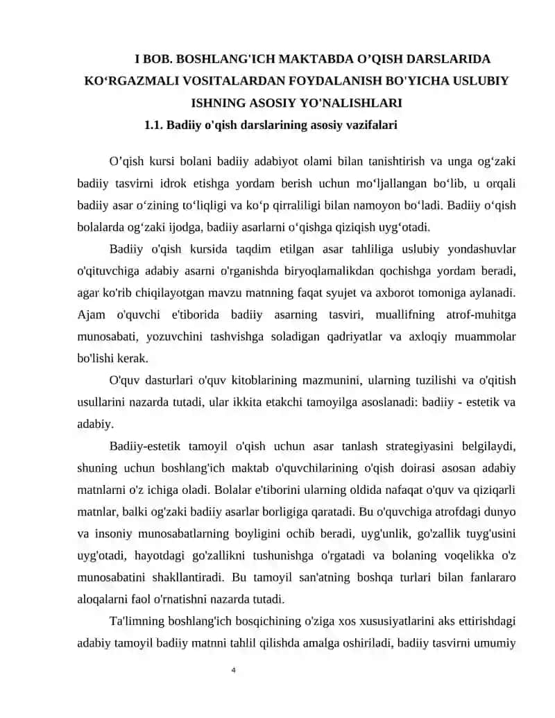 O‘QISH DARSLARIDA KO‘RGAZMALI VOSITALARDAN FOYDALANISH 4