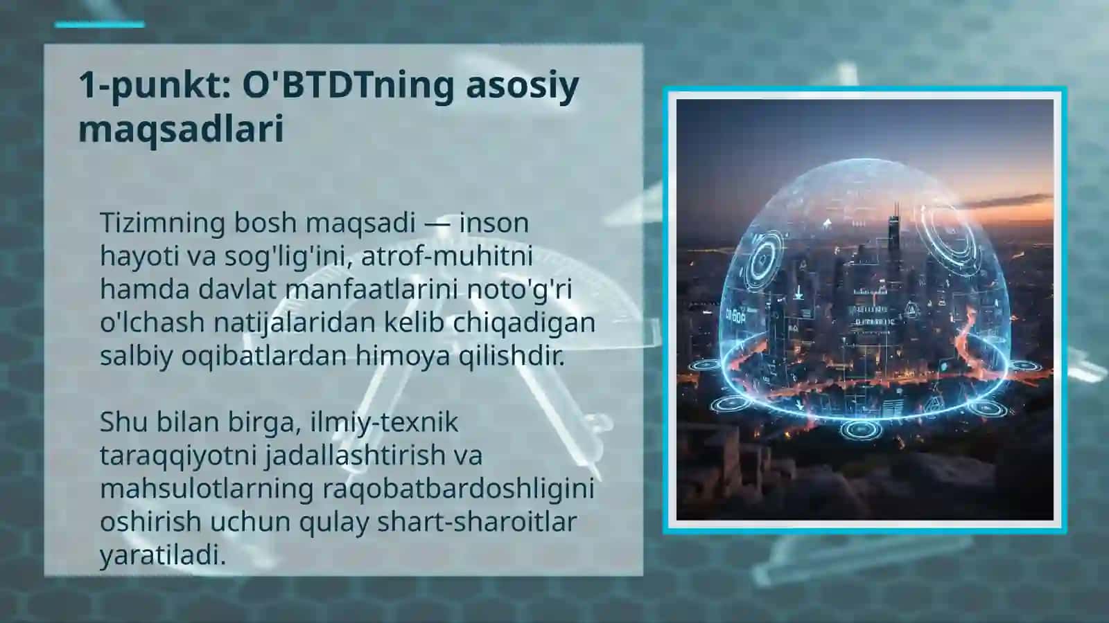 O'lchashlar birligini ta'minlash davlat tizimining umumiy qoidalari 4