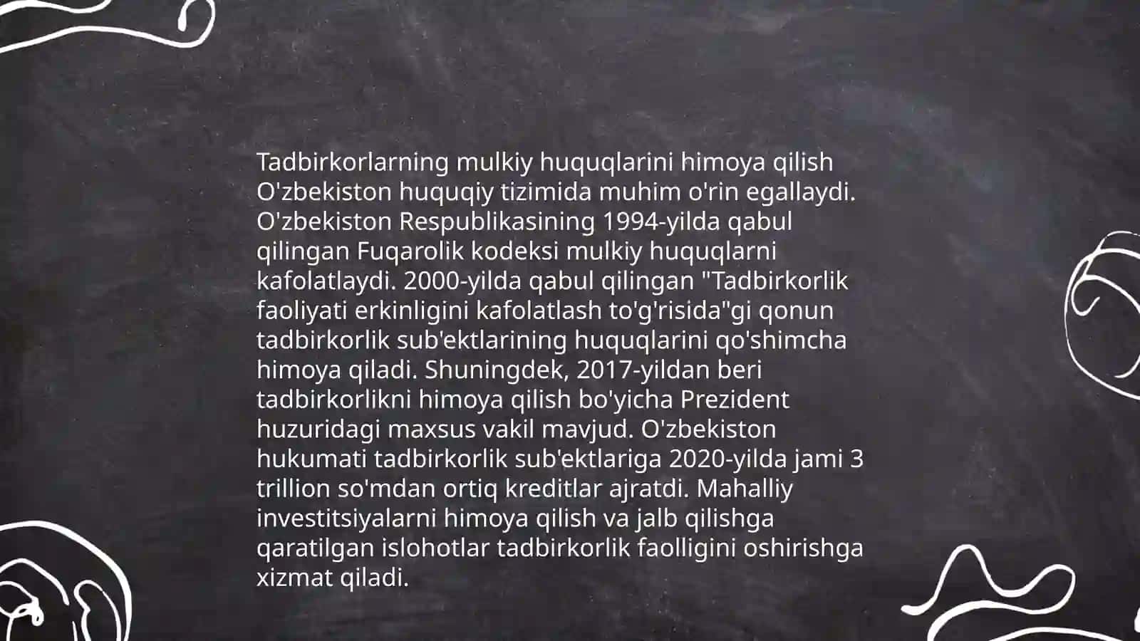 Tadbirkorlik faoliyati subyektlarining huquqlarini himoya qilish tizimi 4