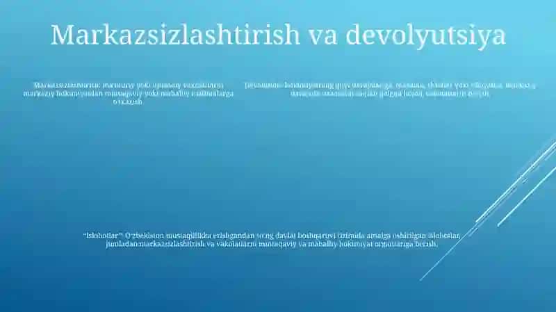Mustaqillik Yillarida Davlat Boshqaruvi Tizimida Amalga Oshirilgan Islohotlar 4