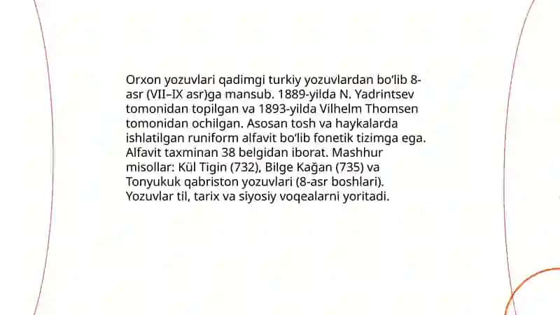 Qadimgi turkiy yozuvlar 4