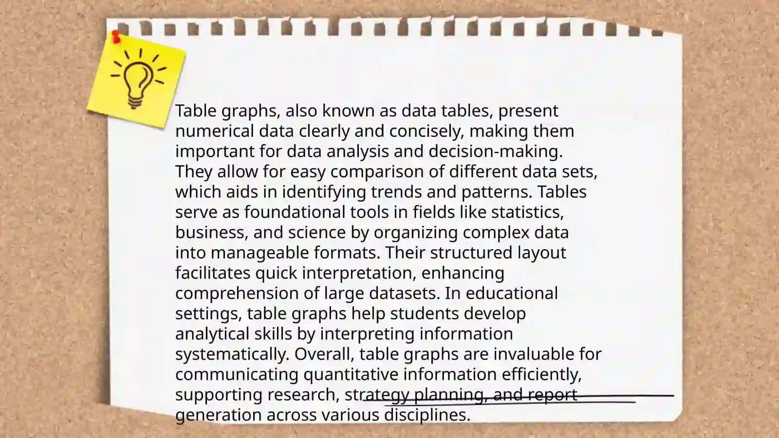 Table graph 4