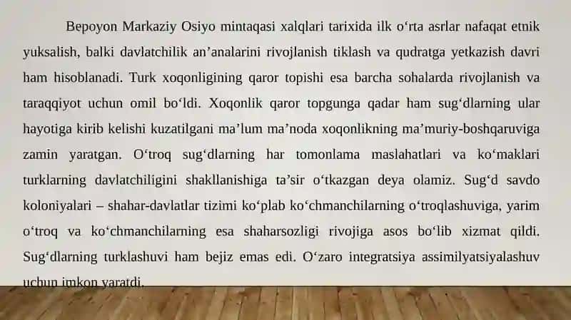 Yevrosiyo materigi azaliy sivilizatsion jarayonlari 4