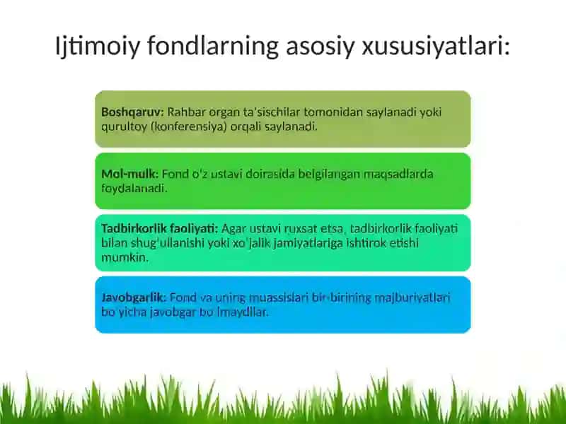 Ijtimoiy fondlar va hayriya jamg‘armalari 4