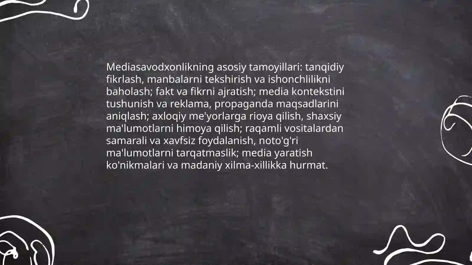 Mediasavodxonlik va Axborot madaniyatning mohiyati 4