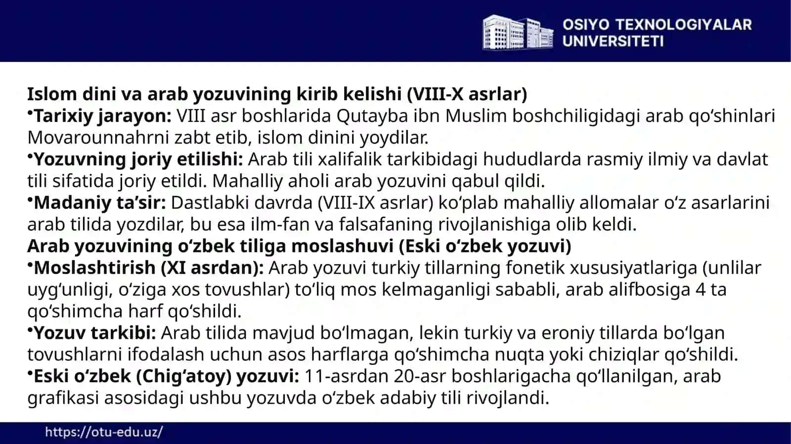 O’zbekyozuvivaalifbotarixihaqidama’lumot 4