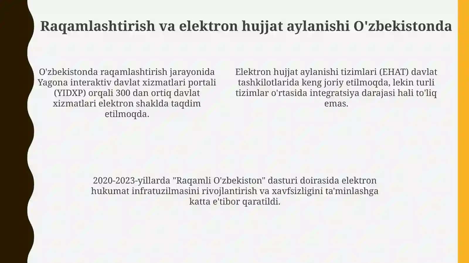 Oʻzbekiston hujjatchilik ishlari hamda rivojlangan mamlakatlar taʼlim tizimini oʻrganish 4