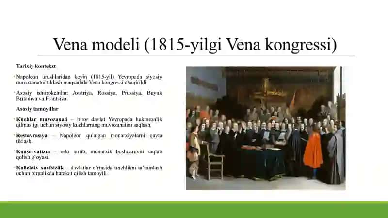 VESTFALIYA VA VENA MODELI DOIRASIDA XALQARO MUNOSABATLAR TIZIMI 4