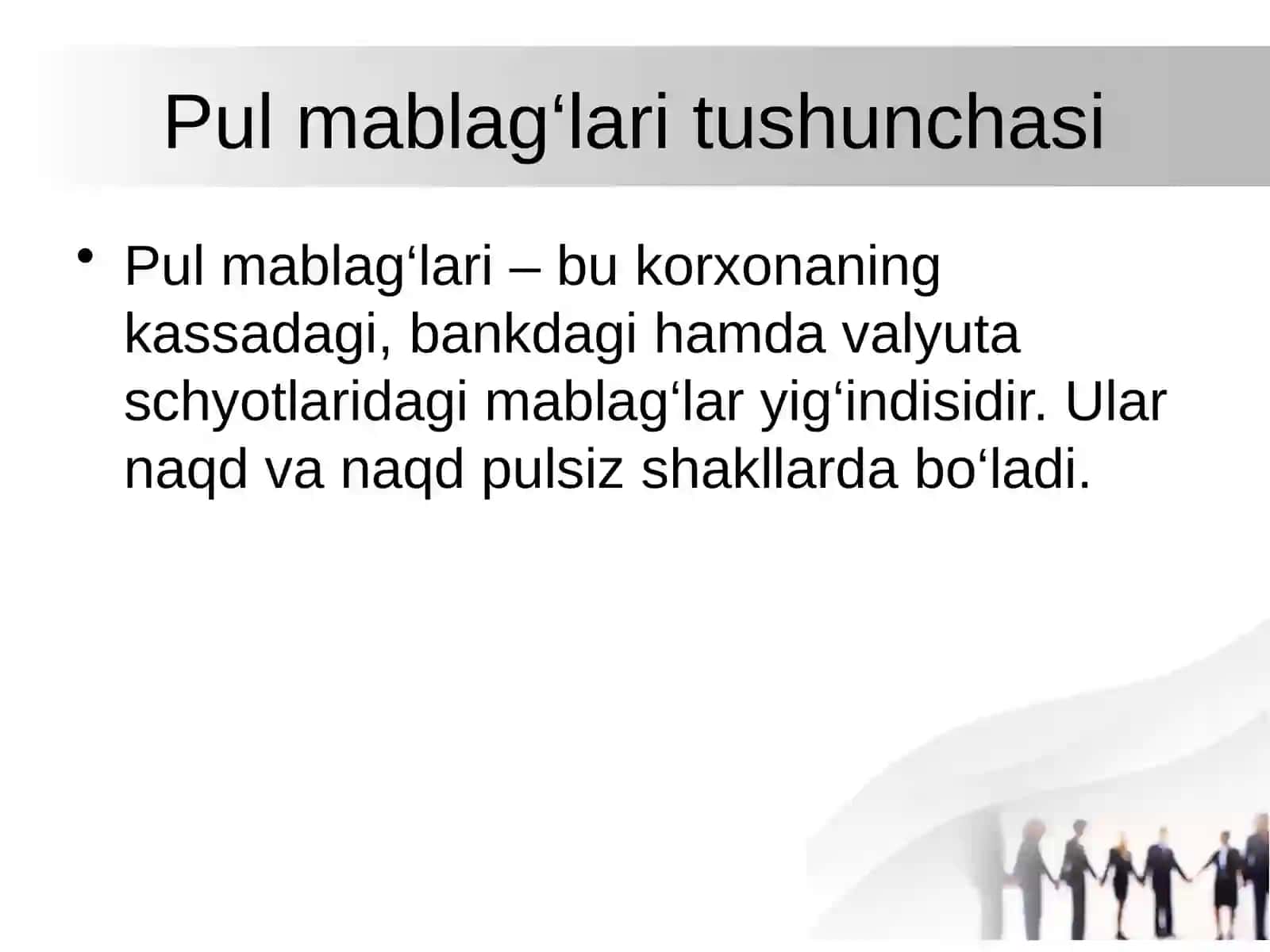 Pul mablag‘lari va valyuta operatsiyalari hisobi 4