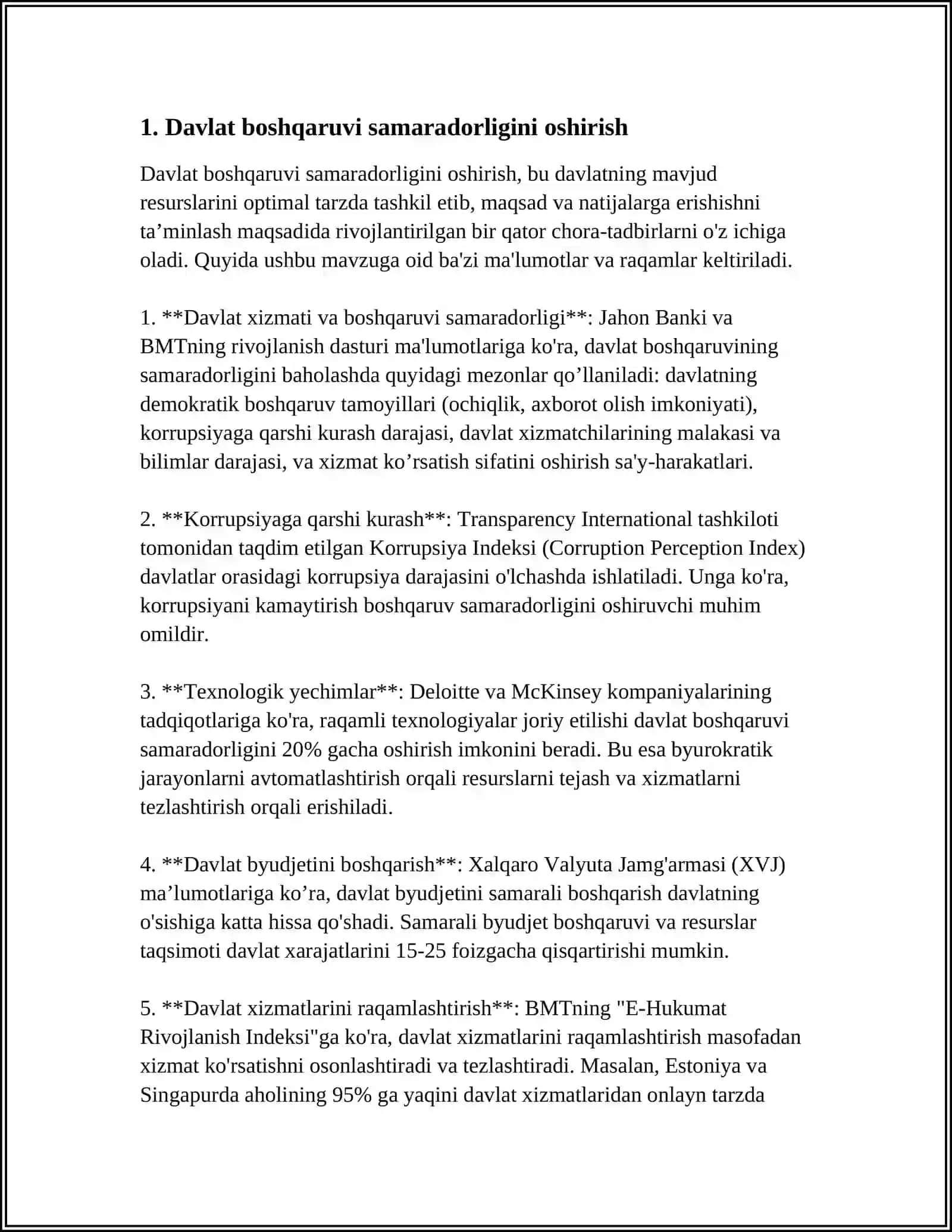 MUSTAQILLIK YILLARIDA DAVLAT BOSHQARUVI TIZIMIDA AMALGA OSHIRILGAN ISLOHOTLAR 4