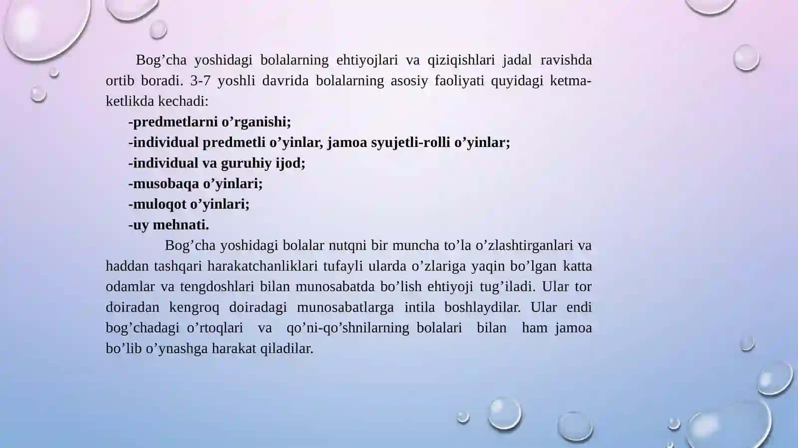 MAKTABGACHA YOSH DAVRI 4