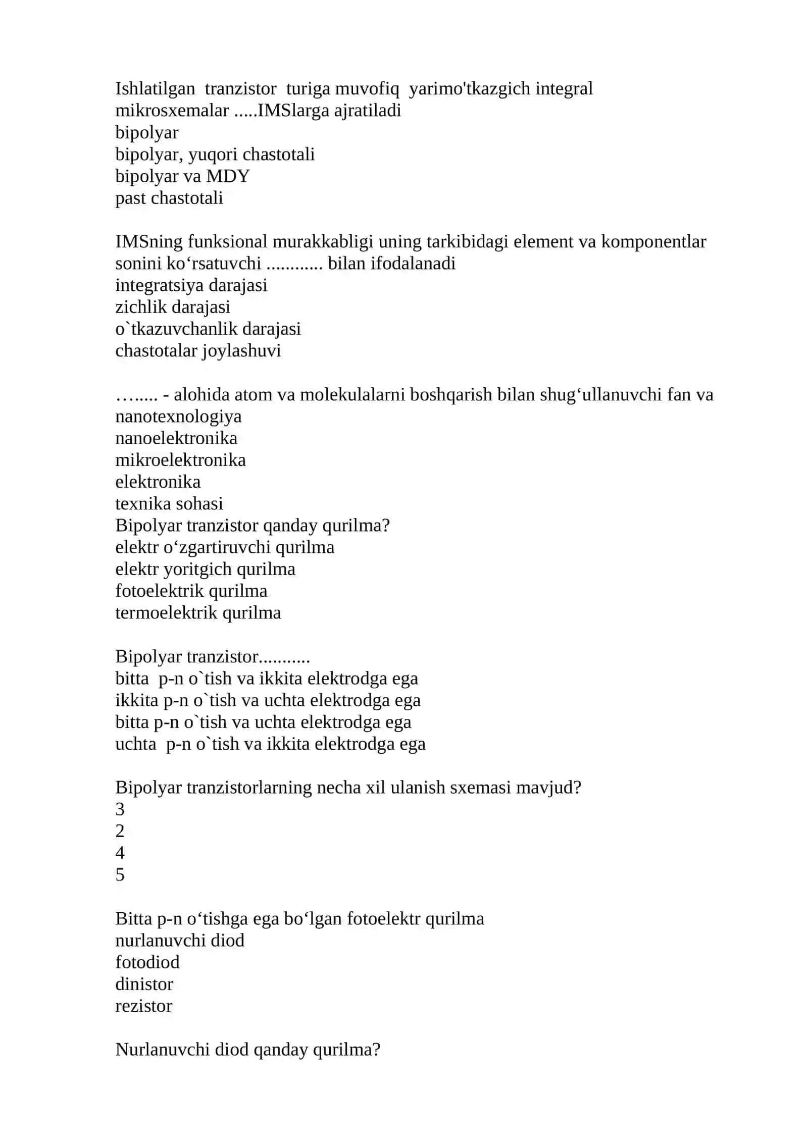 Fotolitografiya jarayonida moddalar ishlatiladigan tuzilmalar 4