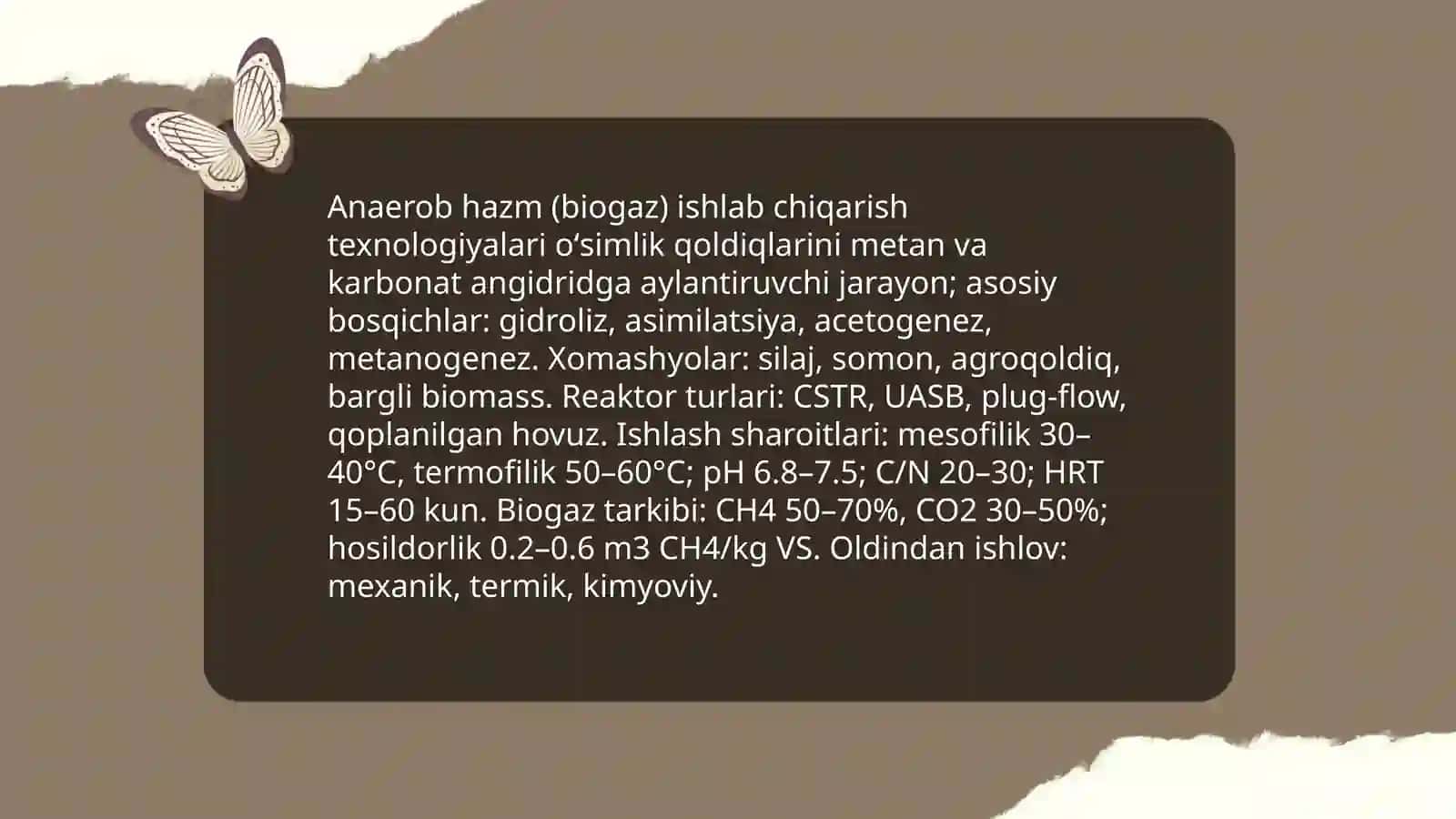 Oʻsimlik qoldiqlarini biologik parchalanish texnologiyalari 4